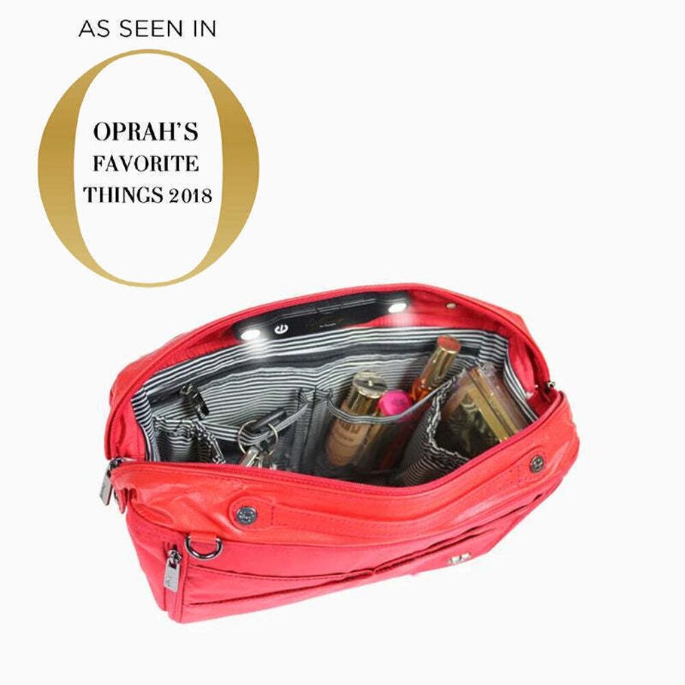 Littbag Organizer/ Bag Shaper in red/stripe & One Of Oprah's Favorite Things!